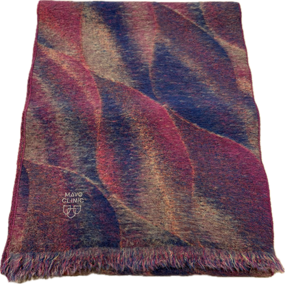 Scarves, embroidered Mayo Clinic logo